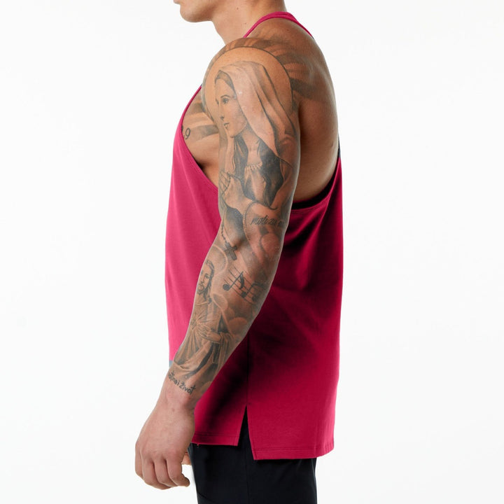 Herren Muskelshirt mit Racerback-Schnitt und atmungsaktivem Material Echoarchiv