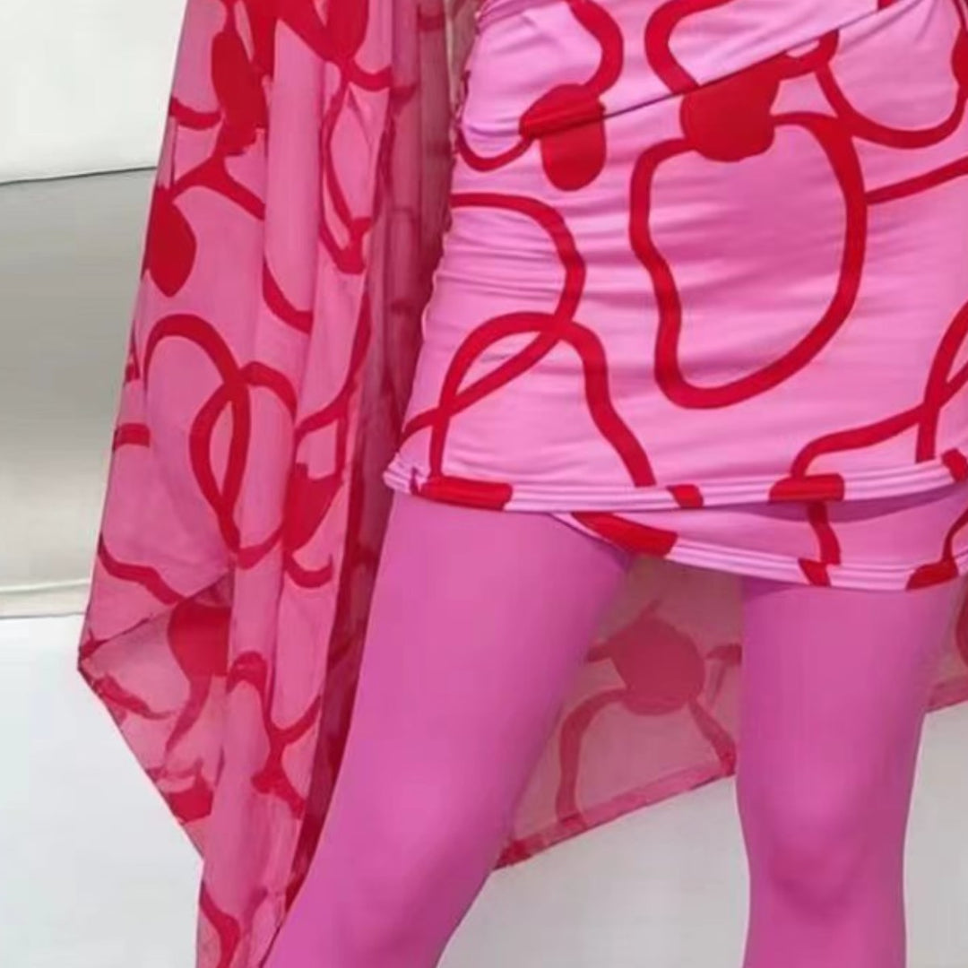 Damen modischer Bademantel mit weitem Cut Echo Archiv