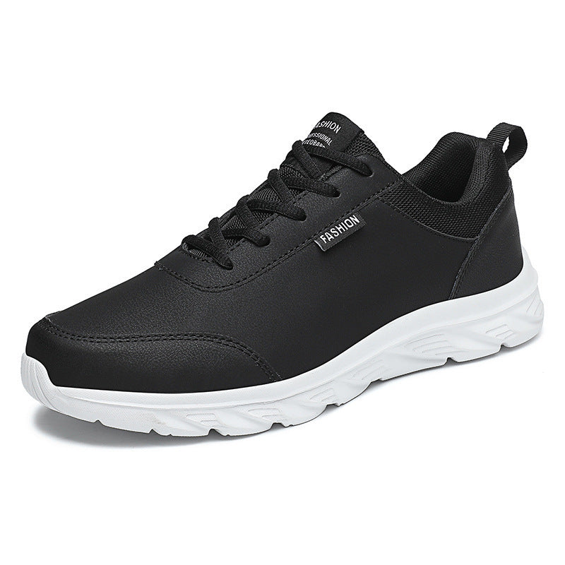 Herren nan schlanker City-Sneaker mit wasserabweisender Kunstlederoberfläche, stoßabsorbierender EVA-Zwischensohle und gepolstertem Fersenkragen Echo Archiv