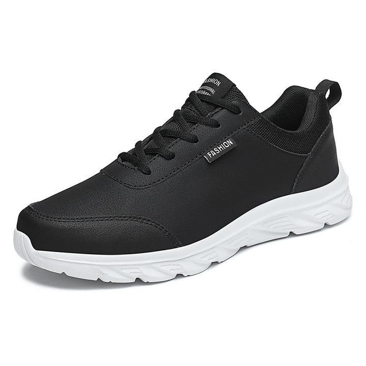 Herren nan schlanker City-Sneaker mit wasserabweisender Kunstlederoberfläche, stoßabsorbierender EVA-Zwischensohle und gepolstertem Fersenkragen Echo Archiv