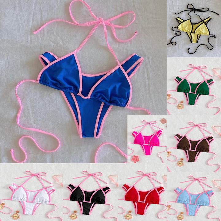 Damen Triangel-Bikini mit aufregendem Streifen-Design Echo Archiv