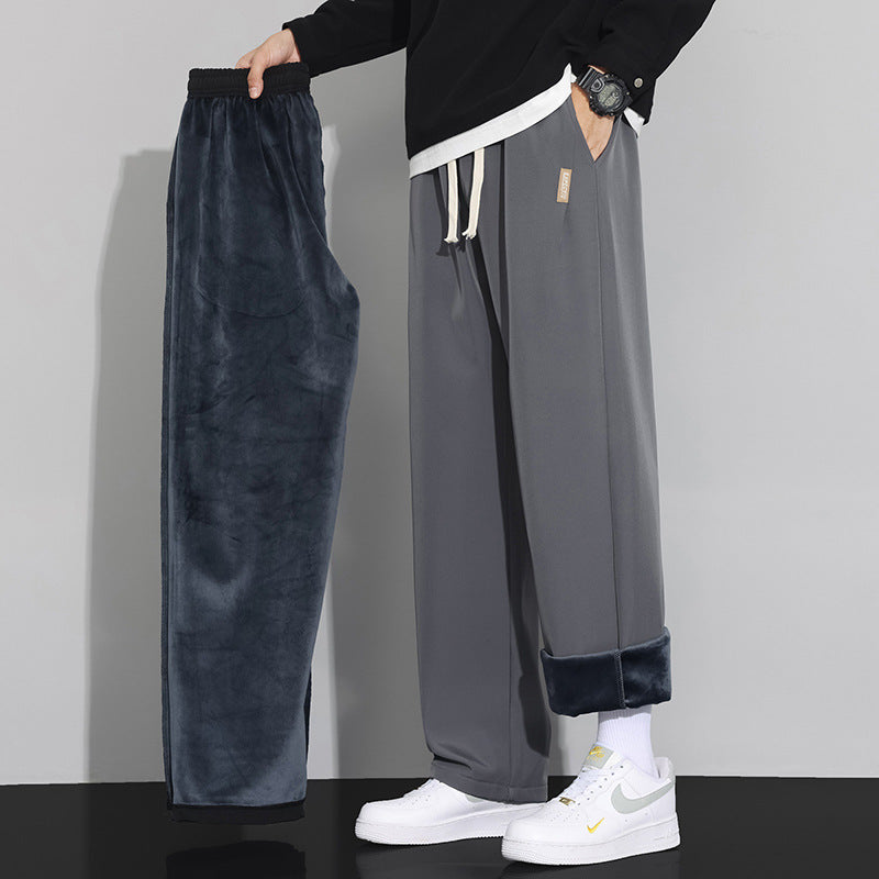 Herren Luxuriöse Fleece-Loungewear-Hose