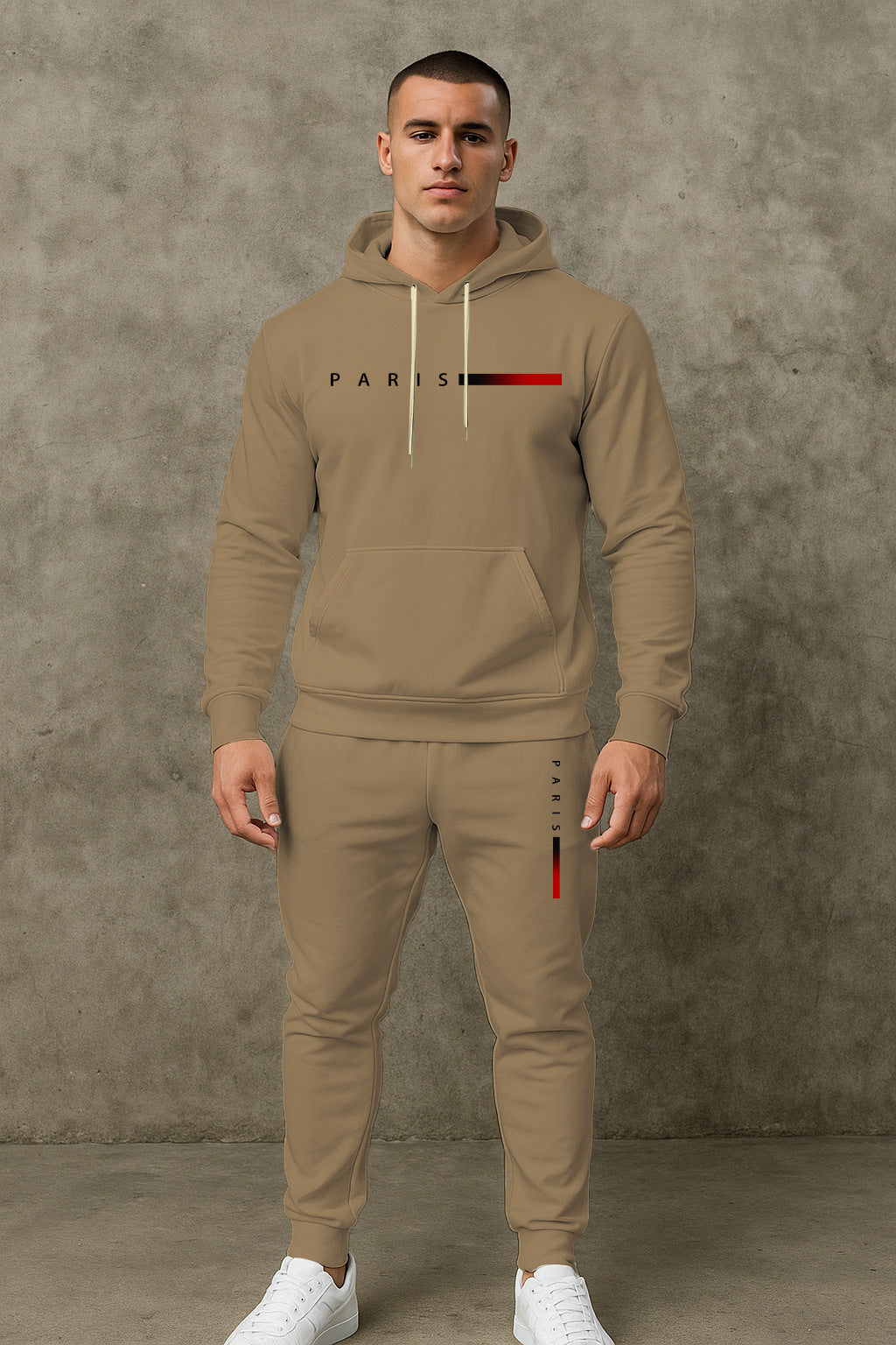 Herren sportlicher Hoodie und Jogginghose Set Echoarchiv