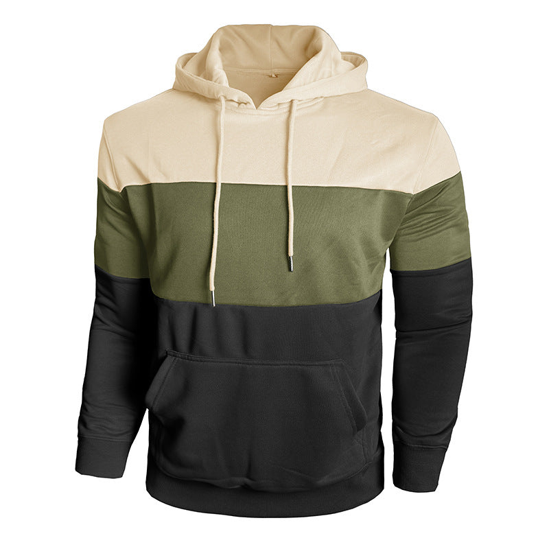 Herren Kapuzenpullover mit modischem Farbblockdesign Echoarchiv