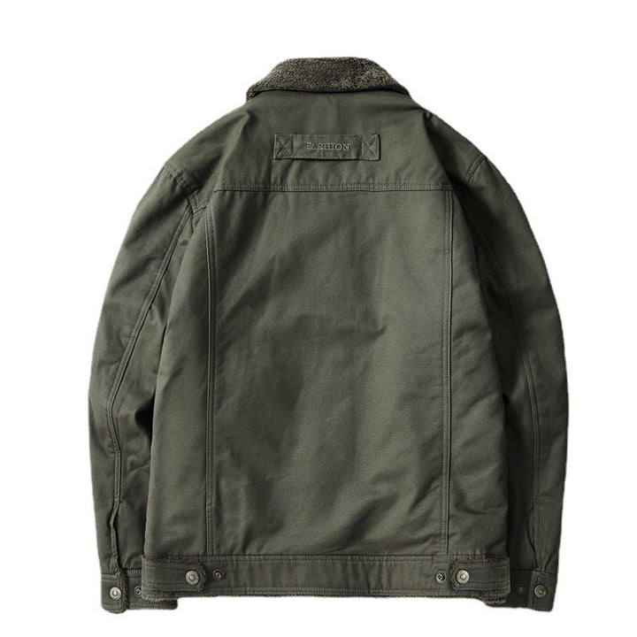 Herren Warme Winterjacke mit Teddyfutter Echo Archiv