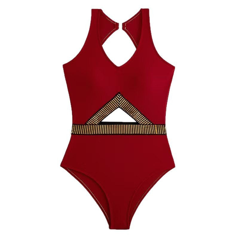 Damen Sportlicher Einteiler Badeanzug Echo Archiv