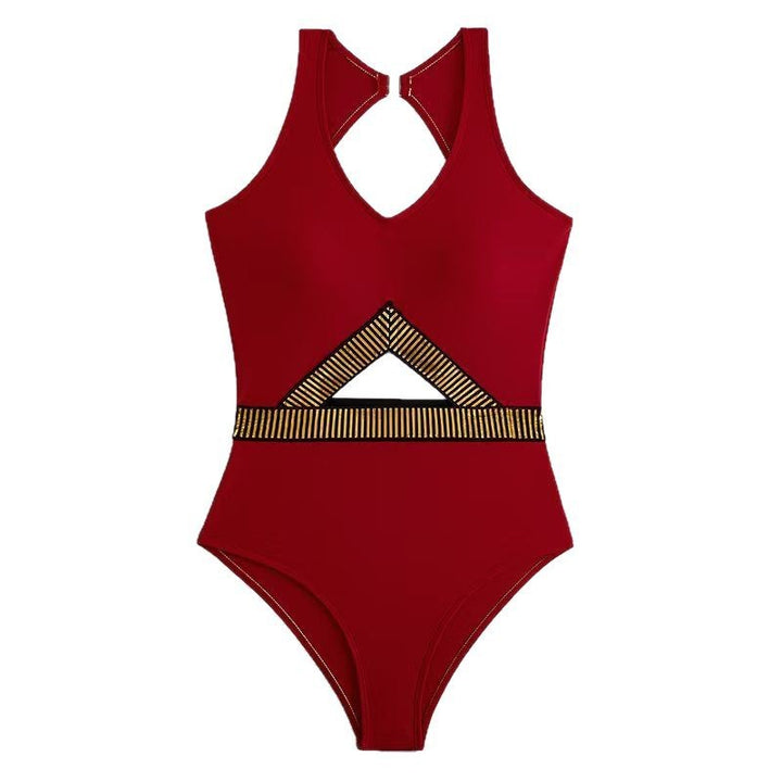 Damen Sportlicher Einteiler Badeanzug Echo Archiv