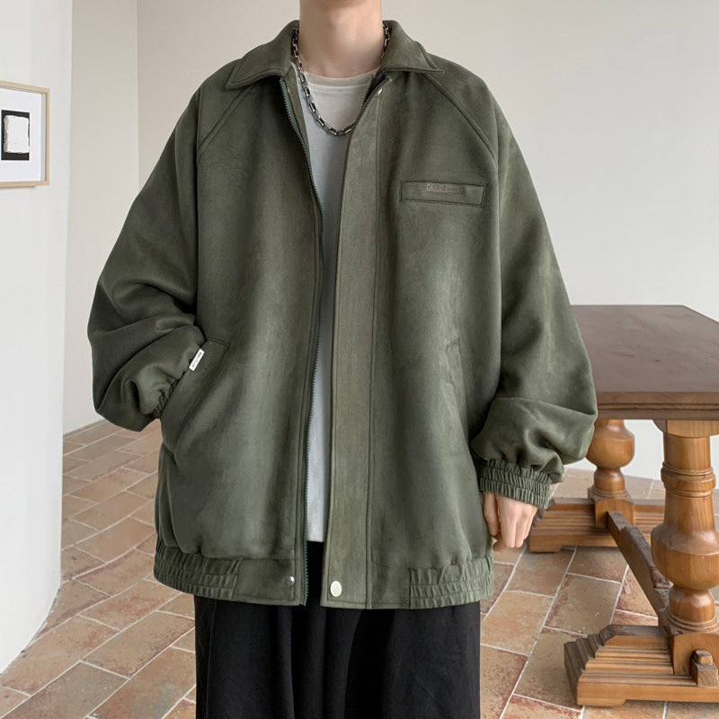 Herren Übergroße Steppjacke mit praktischen Taschen Echoarchiv