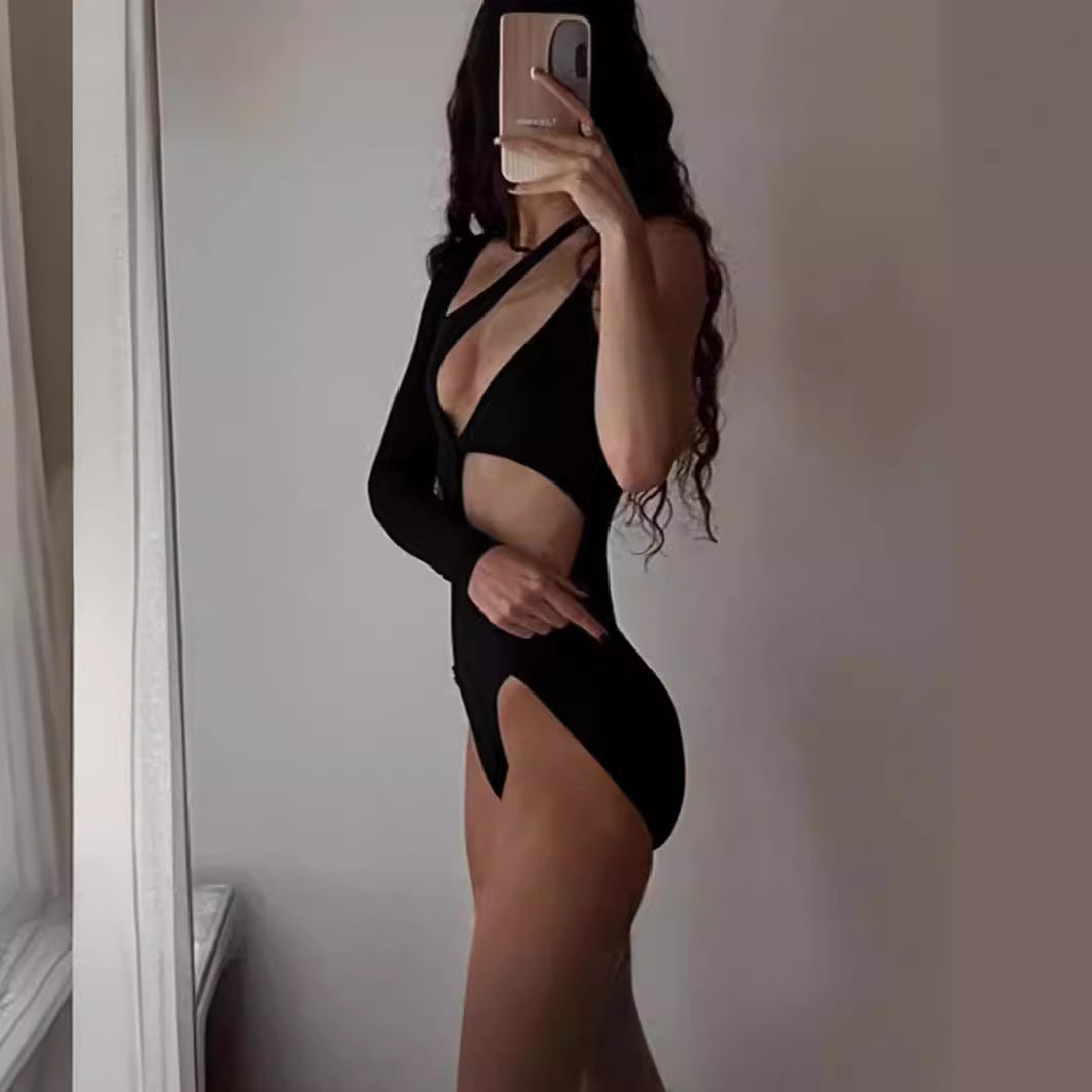 Damen Einteiliges Cut-Out Badeanzug Echo Archiv