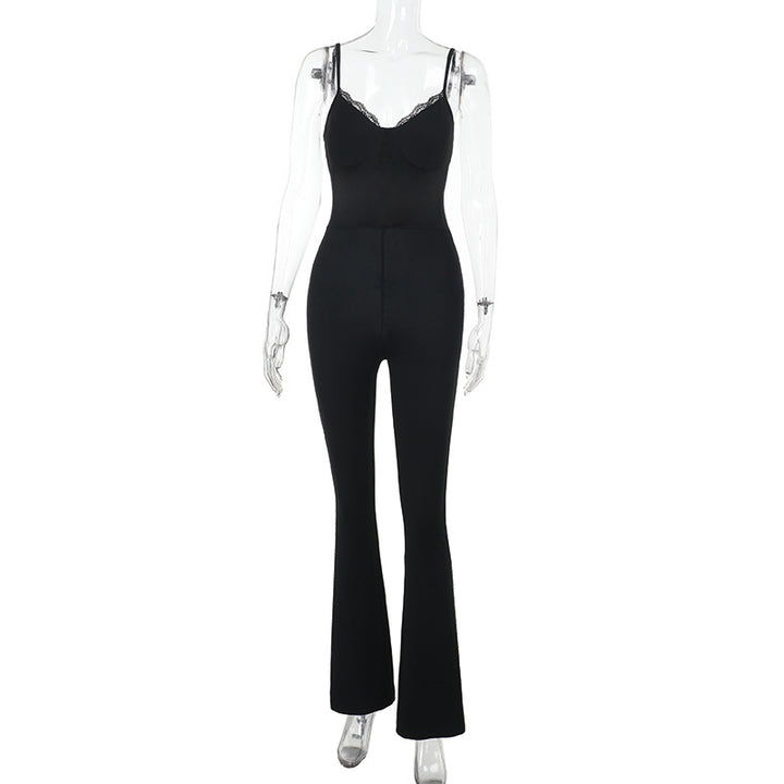 Damen Eleganter Bodysuit mit verführerischem Spitzenbesatz und figurbetontem Schnitt Echo Archiv