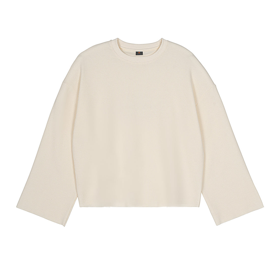 Damen Oversize-Strickpullover mit Waffelstruktur und weitem Ärmel Echo Archiv