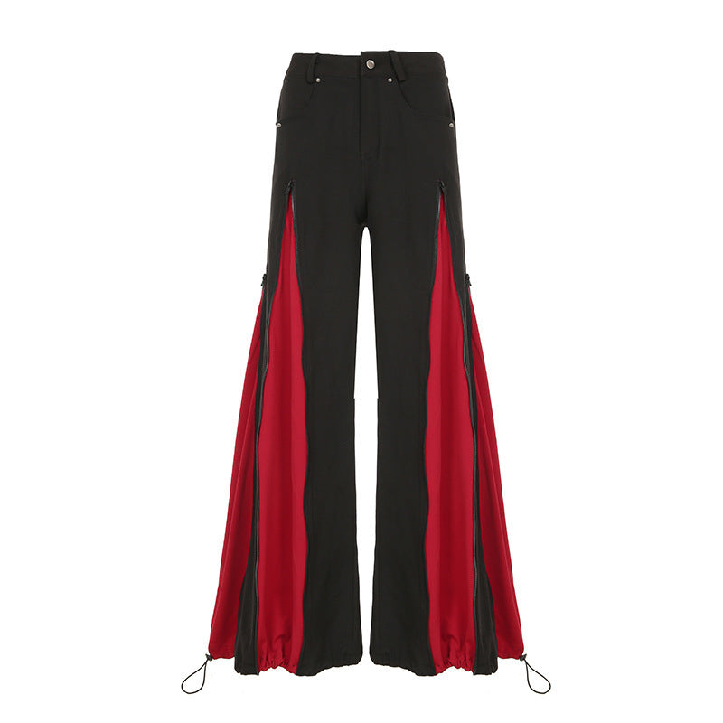 Damen Urban Flared-Hosen mit Kontrastdetails Echo Archiv