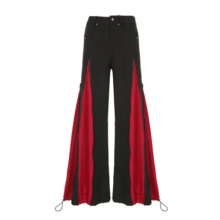 Damen Urban Flared-Hosen mit Kontrastdetails Echo Archiv