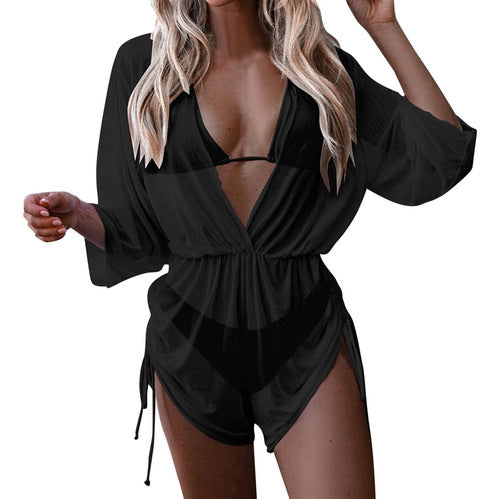 Damen Romper mit floralem Cut-Out Design Echo Archiv