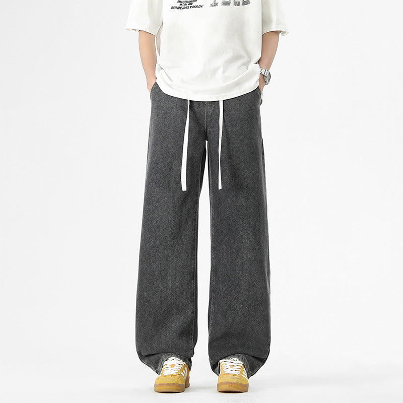 Herren weite Freizeithose mit elastischem Bund und Taschen Echoarchiv
