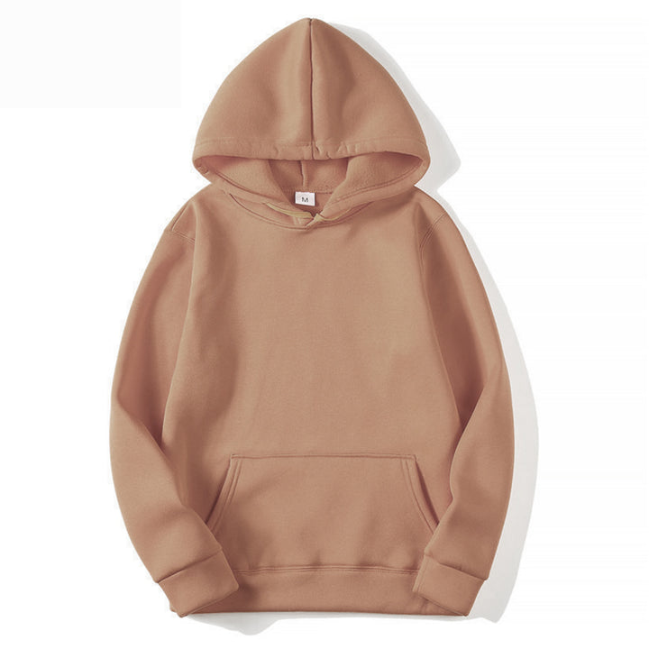 Unisex schlichter Kapuzenpullover mit Kängurutasche, gerippten Bündchen und relaxed Fit Echo Archiv