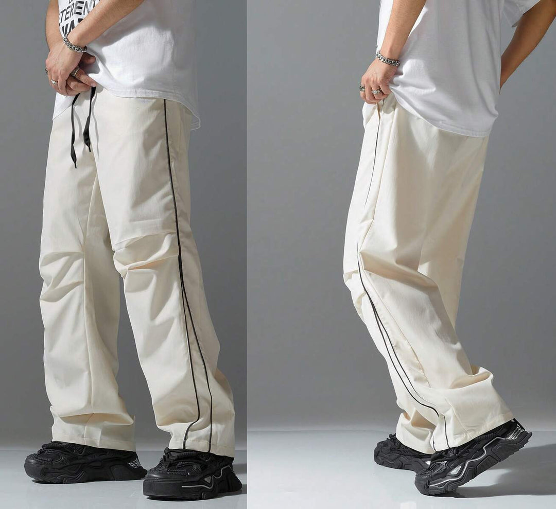 Herren lässige Sporthose mit elastischem Bund und seitlichen Nähten Echoarchiv