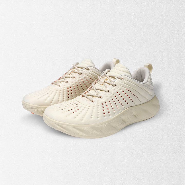 Damen Atmungsaktive Laufsneaker mit perforiertem Strickobermaterial und gedämpfter Plateausohle – Lioré
