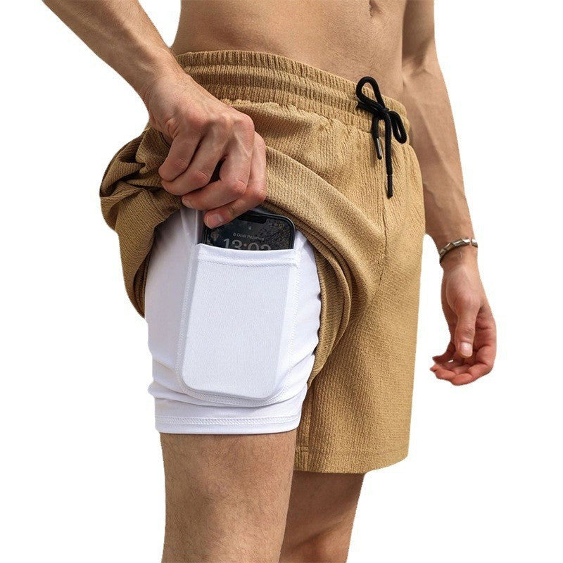 Herren Shorts aus strapazierfähigem Schnell trocknendem Material mit geräumigen Seitentaschen Echoarchiv
