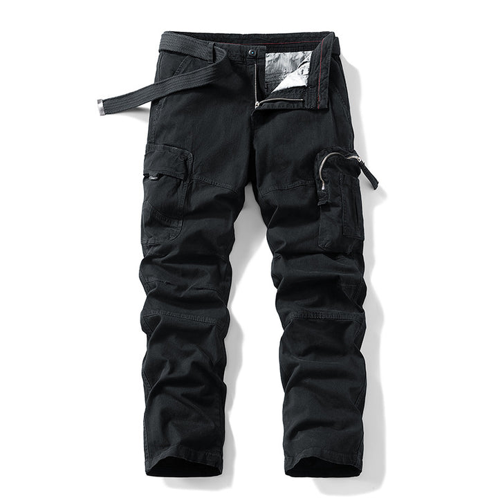 Herren Robuste Utility-Cargohose mit ergonomischen Knieabnähern und integriertem Webgürtel Echo Archiv
