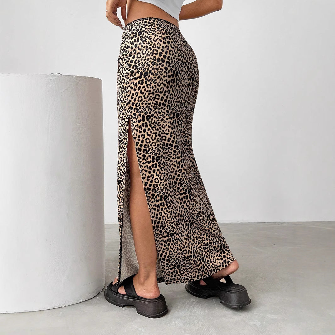 Damen Eleganter Maxirock mit hohem Schlitz Echo Archiv