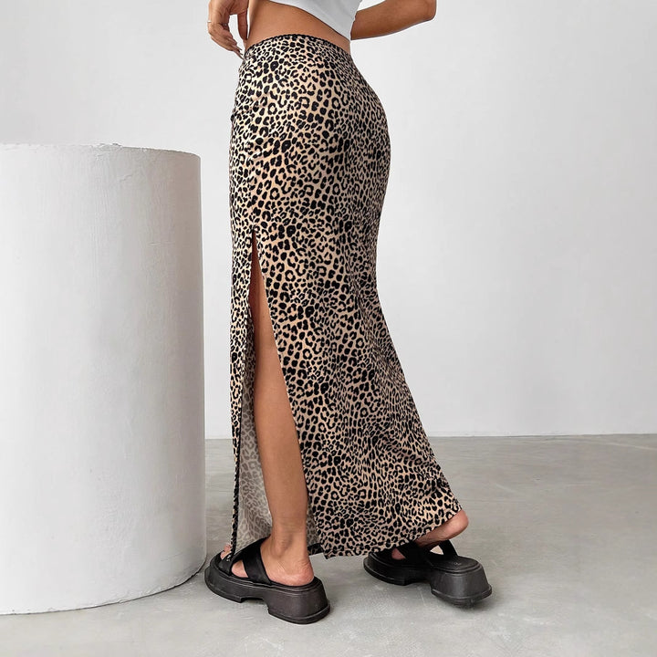 Damen Eleganter Maxirock mit hohem Schlitz Echo Archiv