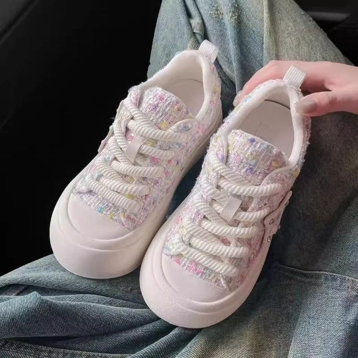 Damen Elegante und bequeme Sneakers mit glitzerndem Sternen-Detail Echo Archiv