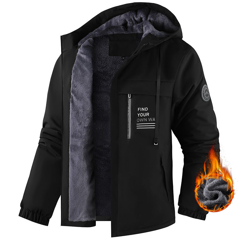Herren Funktionsjacke mit hohem Kragen Echo Archiv