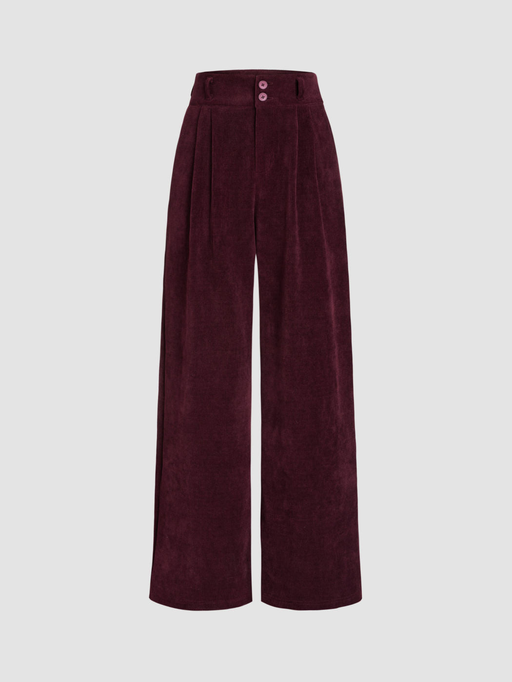 Damen Elegante und Weit geschnittene Cordhose Echo Archiv
