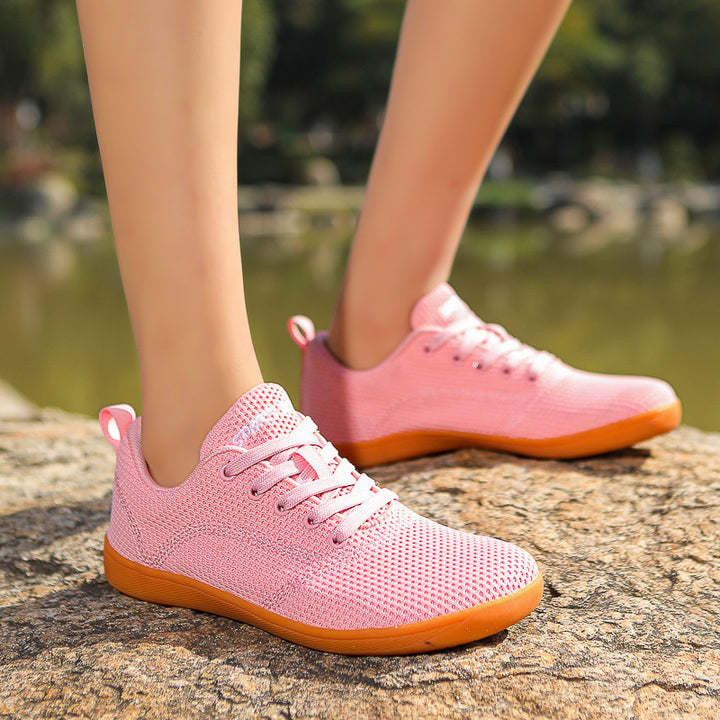 Damen nan federleichter Strick-Sneaker mit nahtlosem Maschenobermaterial, luftdurchlässiger Struktur und flexibler Mikrozellen-Laufsohle Echo Archiv