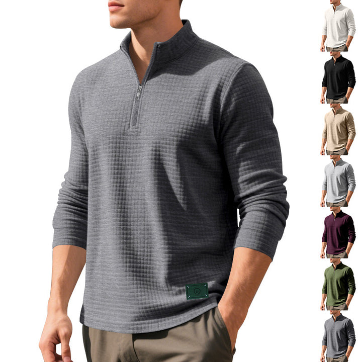 Herren leichter Sweatpullover mit Reißverschluss Echoarchiv