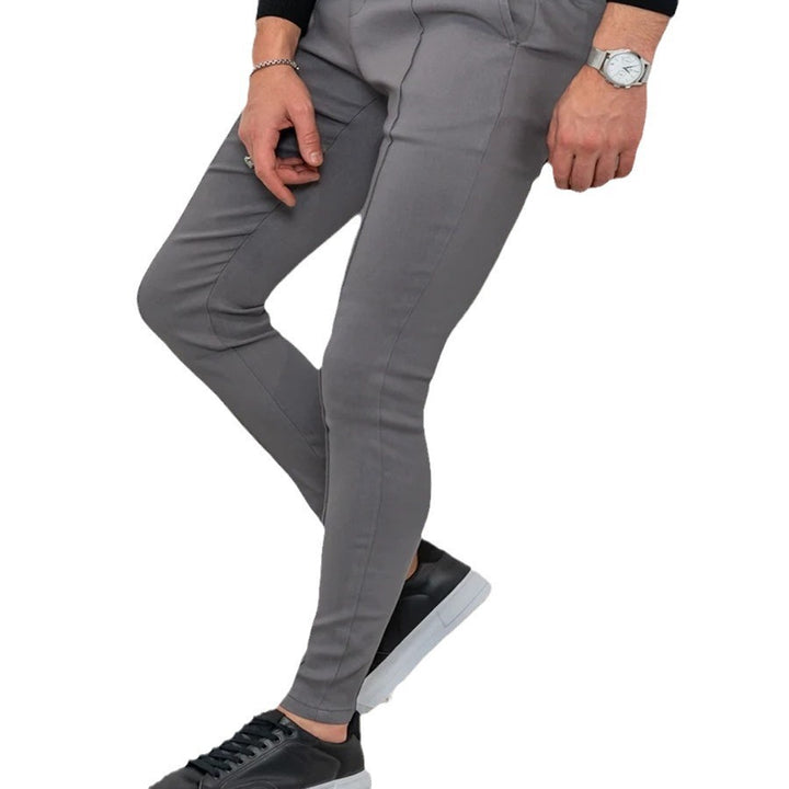 Herren Slim-Fit Anzughose mit eleganten Details Echoarchiv