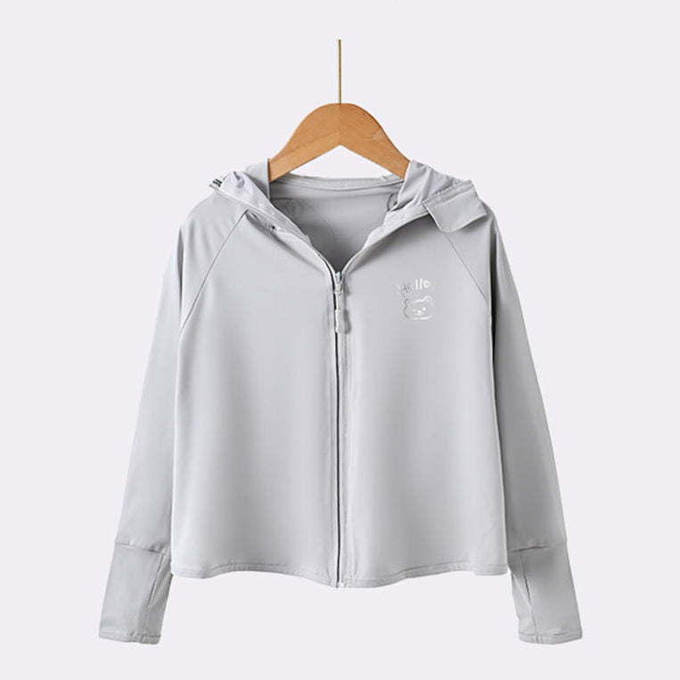 Mädchen leichte Sonnenjacke mit Kapuze Echo Archiv