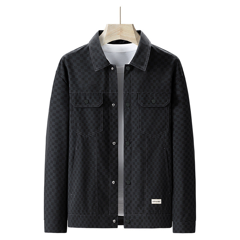 Herren Modische Checks-Jacke – Taviero