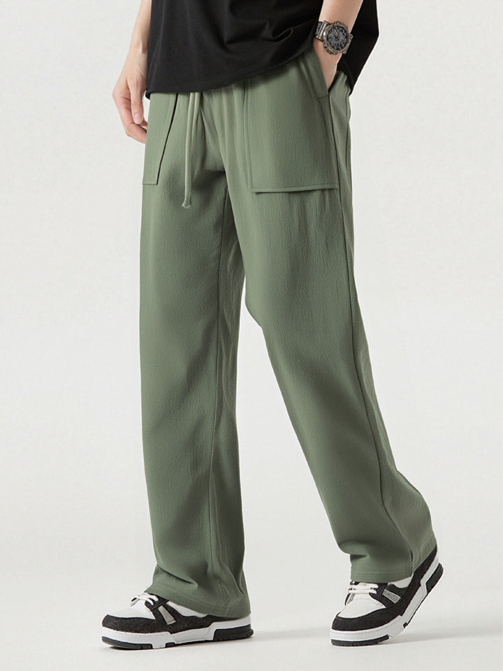Herren Bequeme Cargo-Hose mit praktischen Taschen und elastischem Bund Echoarchiv