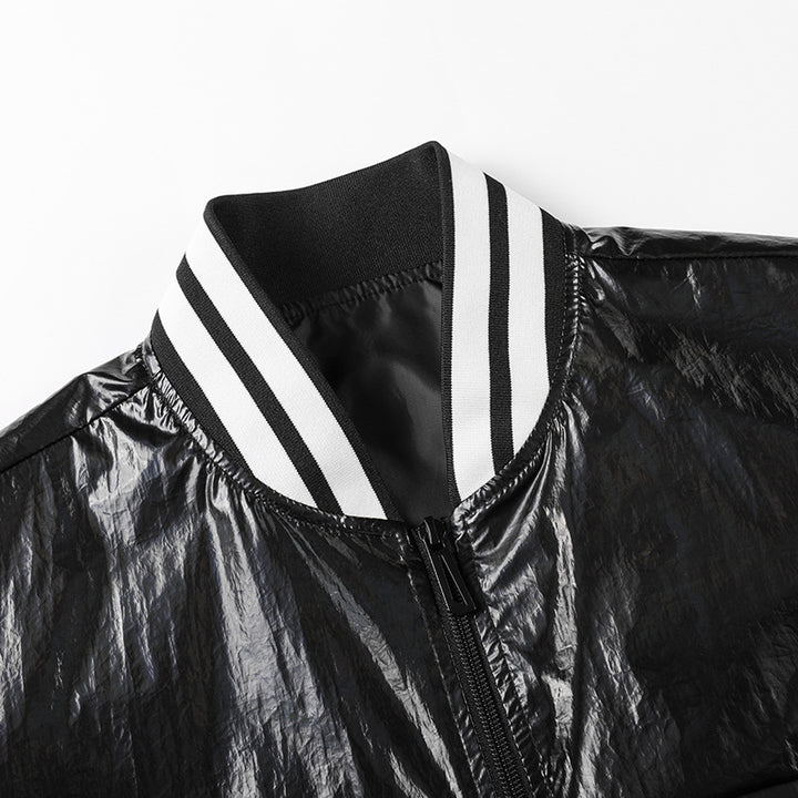 Herren Modische Übergangsjacke mit hochglänzendem Obermaterial Echo Archiv