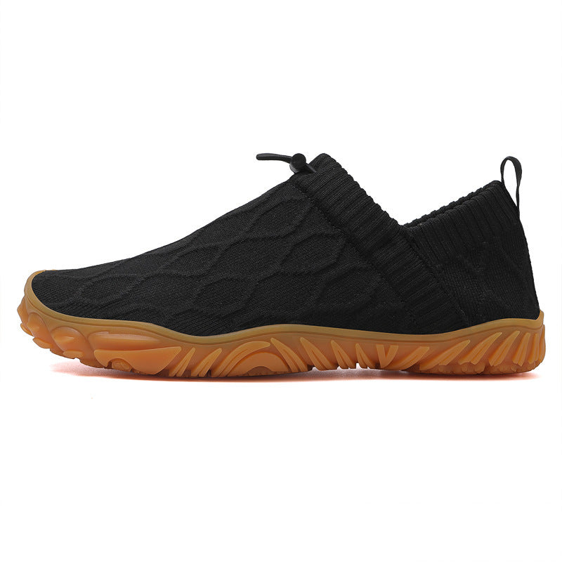 Unisex nan Hybrid-Slipper für Indoor und Outdoor mit elastischem Strickschaft, Zugstopper und profilierter Gummisohle Echo Archiv
