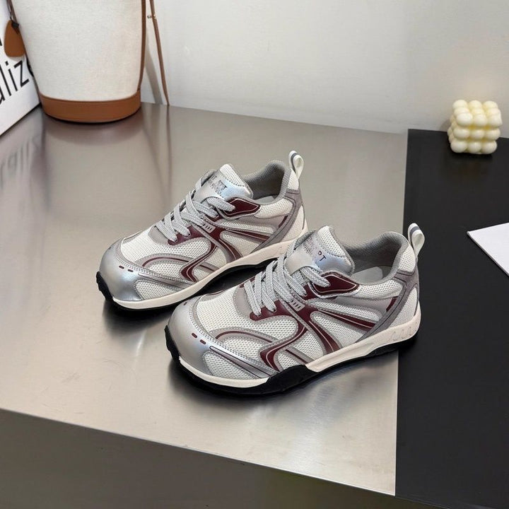 Damen Sportive Retro-Chunky-Sneaker mit atmungsaktivem Mesh und robuster Profilsohle Echo Archiv