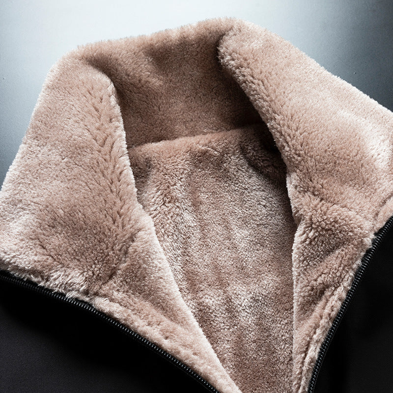 Herren Hochwertige Winterjacke mit Kunstfellfutter Echo Archiv