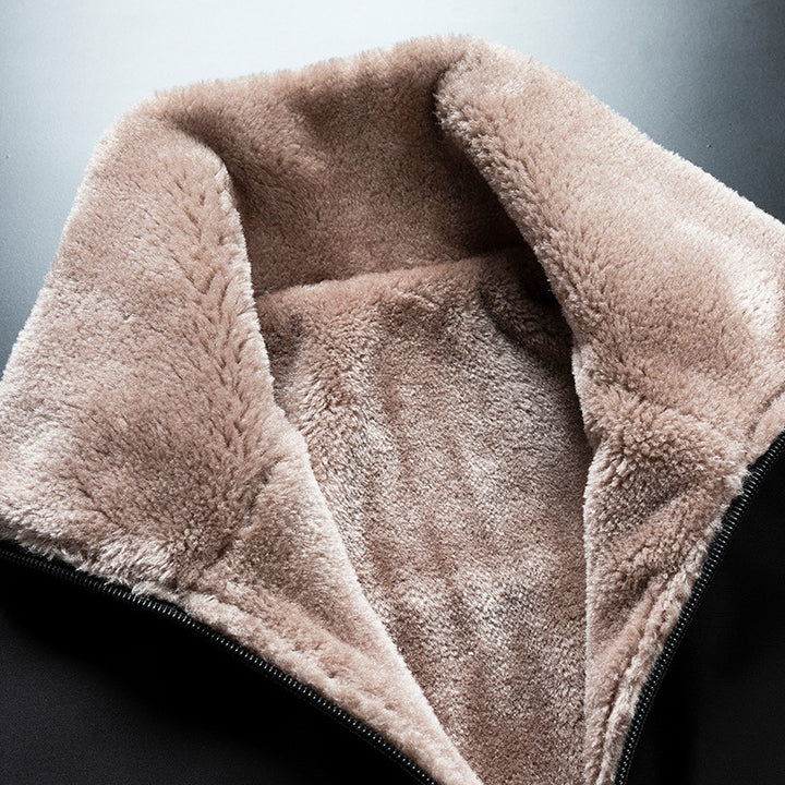 Herren Hochwertige Winterjacke mit Kunstfellfutter Echo Archiv