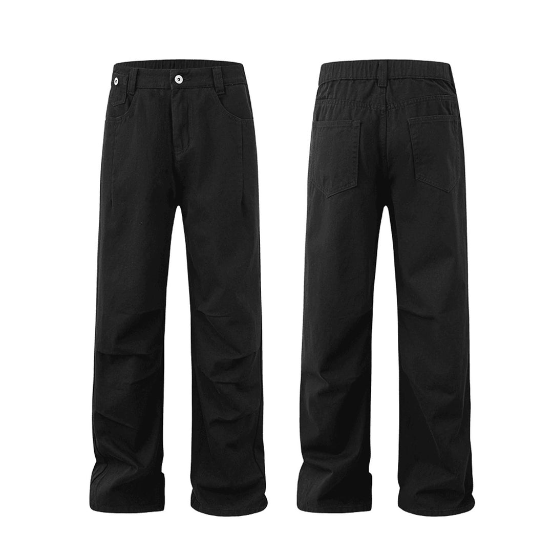 Damen Weitgeschnittene Denim-Hose mit elastischem Bund Echo Archiv