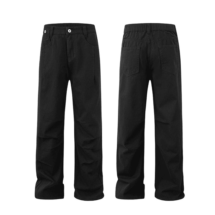 Damen Weitgeschnittene Denim-Hose mit elastischem Bund Echo Archiv