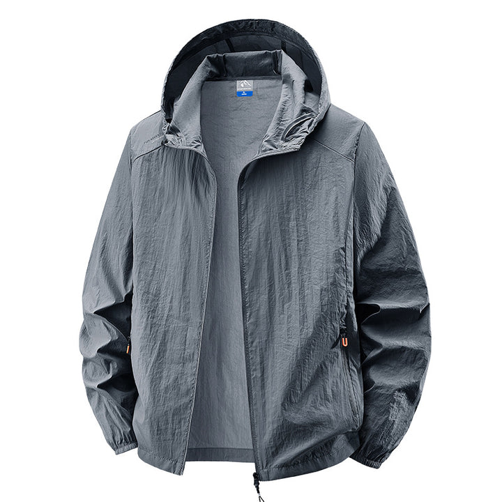 Herren Leichte Outdoorjacke mit verstellbarem Kapuzendesign Echo Archiv