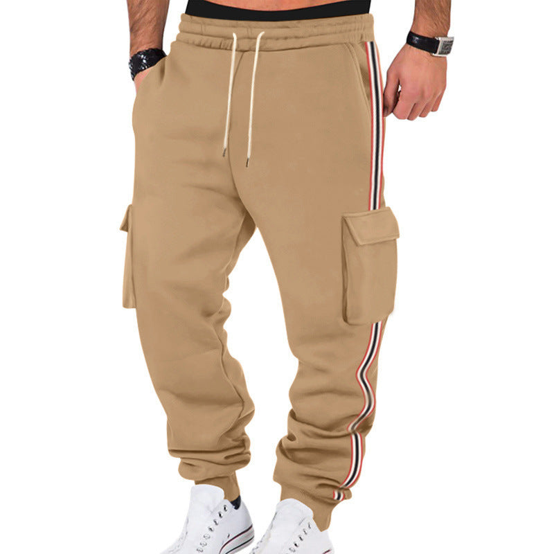 Herren nan sportliche Cargojogginghose mit Kordelzug und Klappentaschen Echo Archiv