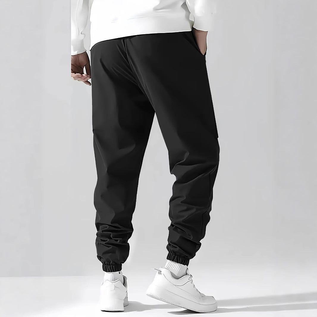 Herren Moderne Cargo-Jogginghose mit elastischem Bund, Kordelzug & Klappentaschen Echo Archiv