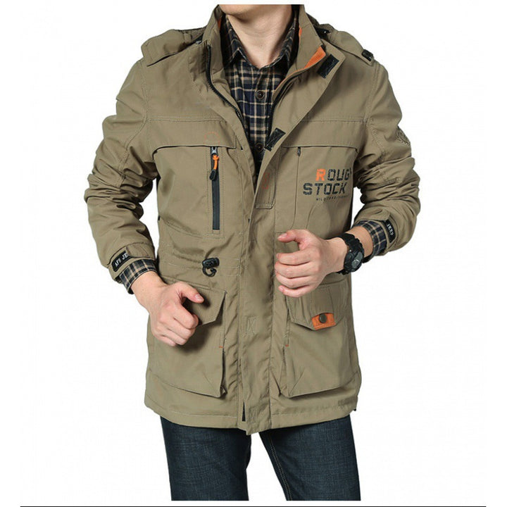 Herren nan leichte winddichte Fieldjacke mit atmungsaktivem Meshinnenfutter, zahlreichen Reißverschluss- und Klappentaschen sowie verstellbaren Ärmelmanschetten Echo Archiv