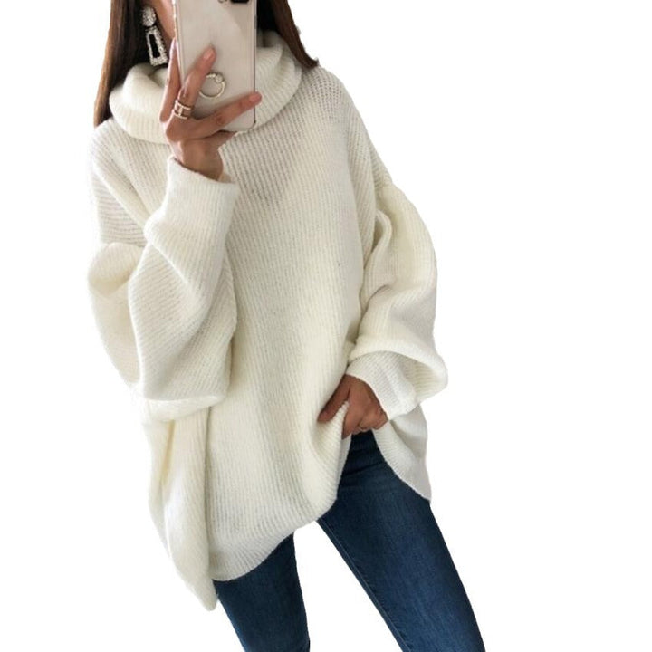 Damen Weicher Oversized Strickpullover Echoarchiv