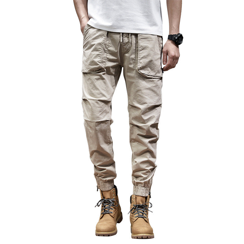 Herren Multifunktionale Cargo-Hose mit elastischem Bund und praktischen Seitentaschen Echoarchiv