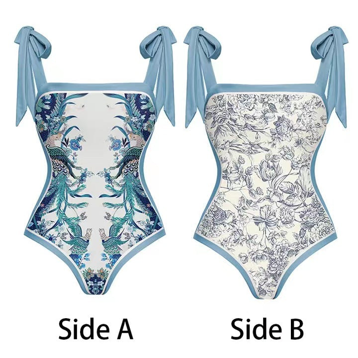 Damen Maxirock mit floralen Mustern und voluminösem Schnitt Echo Archiv