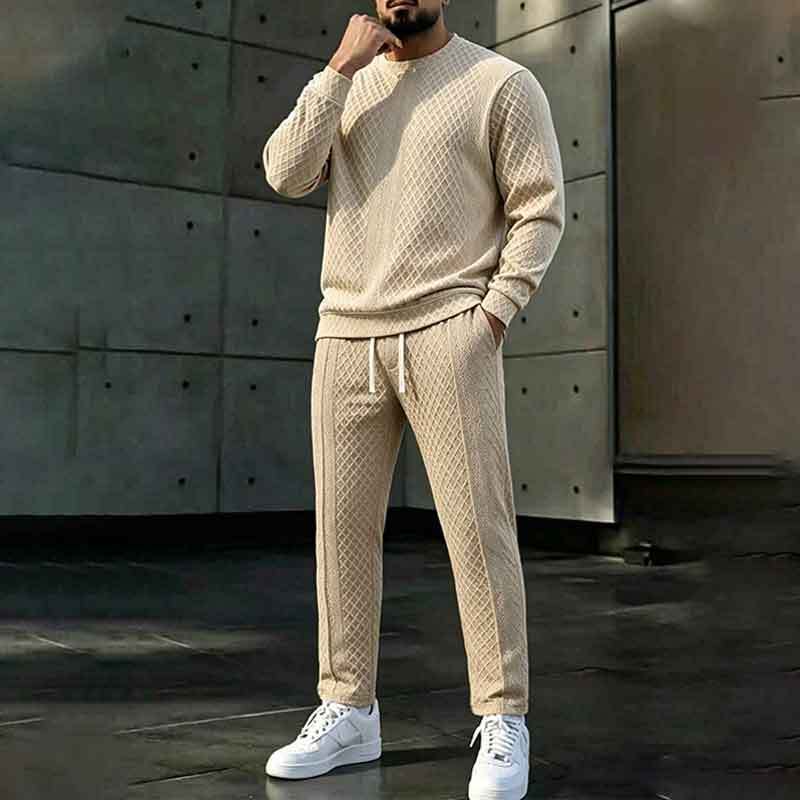 Herren Bequemer Strickanzug Echo Archiv
